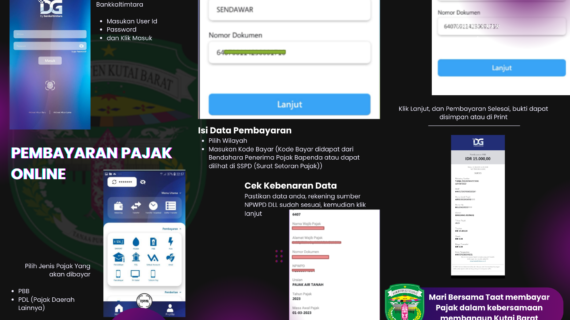 tatacara pendaftaran Wajib Pajak, pembetulan berkas, pelaporan Potensi Pajak Daerah, hingga cara pembayaran pajak secara online