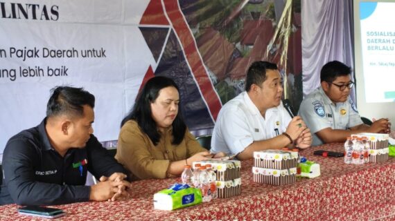 INTENS LAKUKAN SOSIALISASI PAJAK DAN RETRIBUSI DAERAH, DIHARAPKAN PEMUNGUTAN PAJAK DAPAT DIKETAHU & DIPAHAMI MASYARAKAT