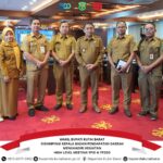 WAKIL BUPATI KUTAI BARAT DIDAMPINGI KEPALA BADAN PENDAPATAN DAERAH HADIRI HIGH LEVEL MEETING TPID & TP2DD SERTA RAKOR MAKAN BERGIZI GRATIS